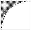 四下数学智力竞赛:求正方形阴影面积