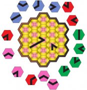 逻辑数字方式:六边形游戏