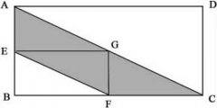 2018年数学逻辑趣味题:阴影的大小