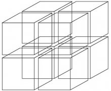 当今数学思维实例:这个立方体上色，最少需要多少种颜色?