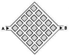 奥数逻辑赛题:中间正方形的阴影面积