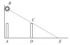 提升数学推理逻辑能力:计算灯离地面的距离AB为多少?