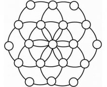 小学一年级数字逻辑思维 :七连环填数