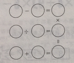 逻辑思维数学:巧填数