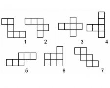 数字图形推理题之立方体网格
