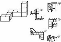 图形推理题及答案百度文库之相同的立方体