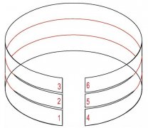 世界最难图形推理题之黏合纸环