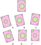 一年级奥数图形逻辑推理题之挑选合适的壁纸