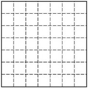 小学简单图形推理题之方格涂色